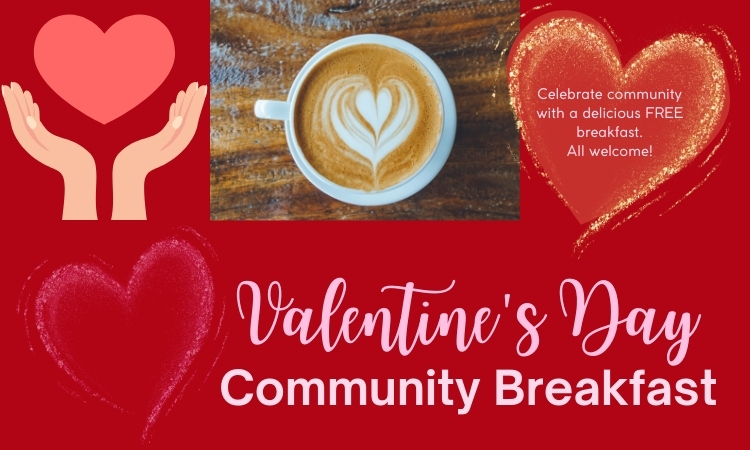 Valentines Day Community Breakfast Tile