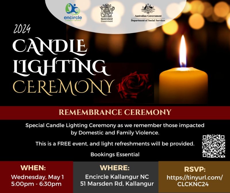 2024 Candle Lighting Ceremony Flyer KNC Facebook Post